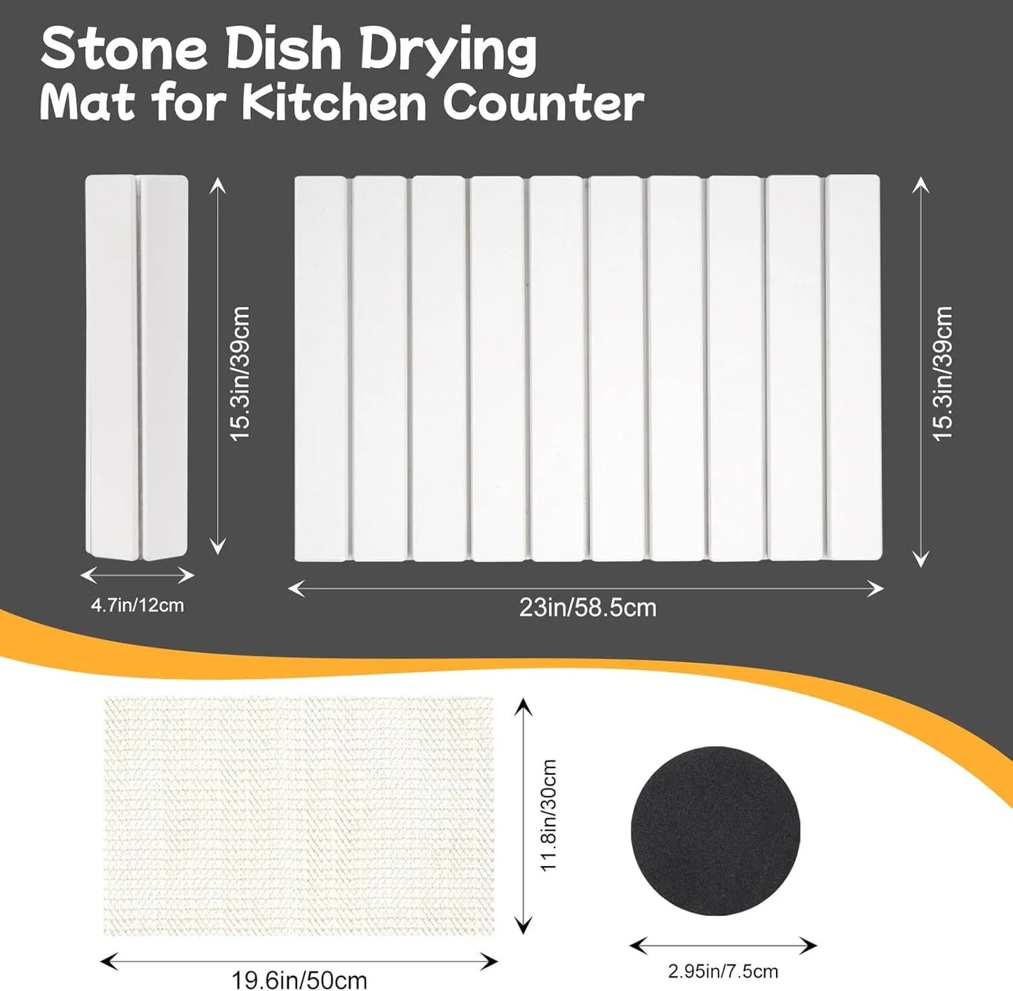 Kitchen Countertop Stone Drying Mat