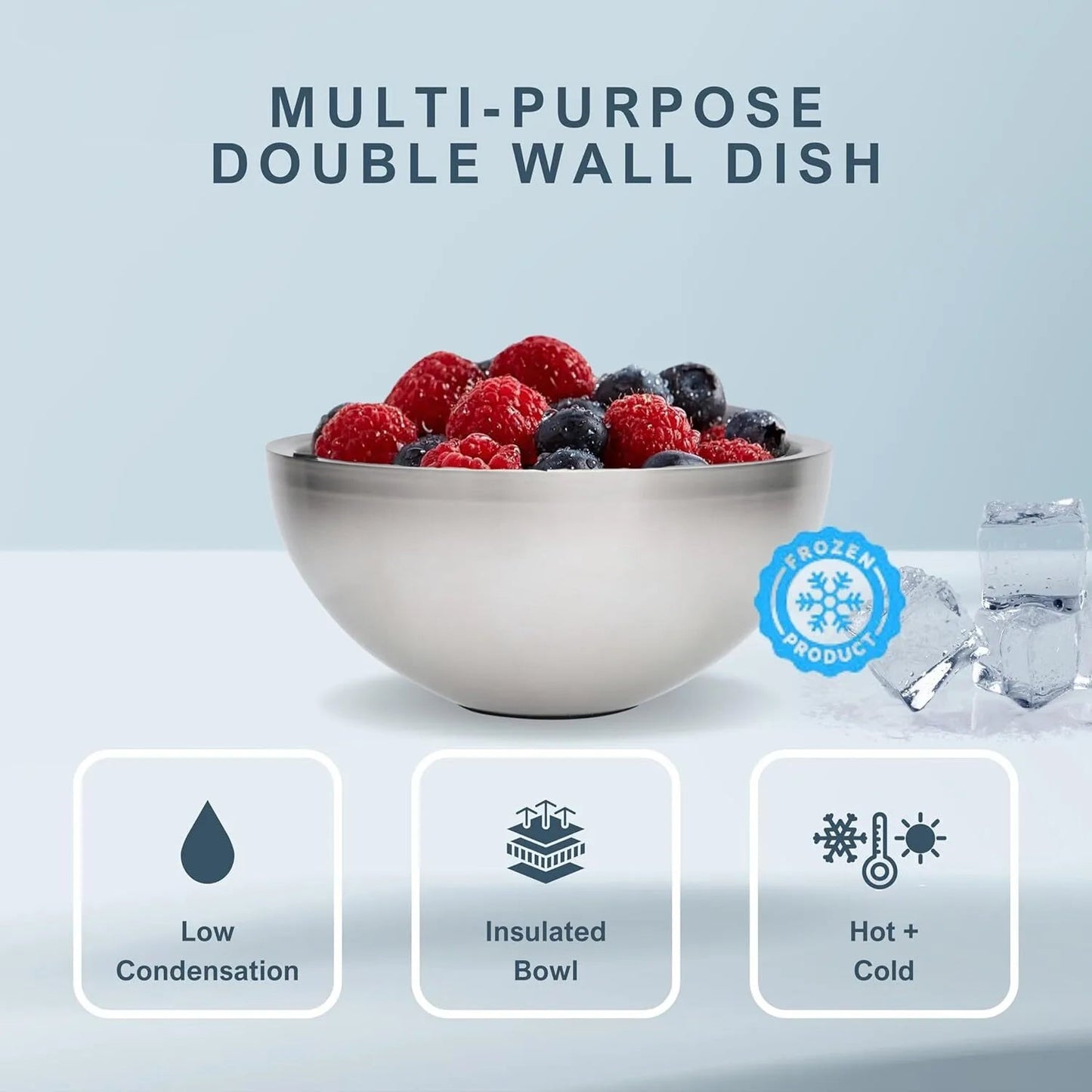 Stainless Steel Freezer Ice Bowl Neema