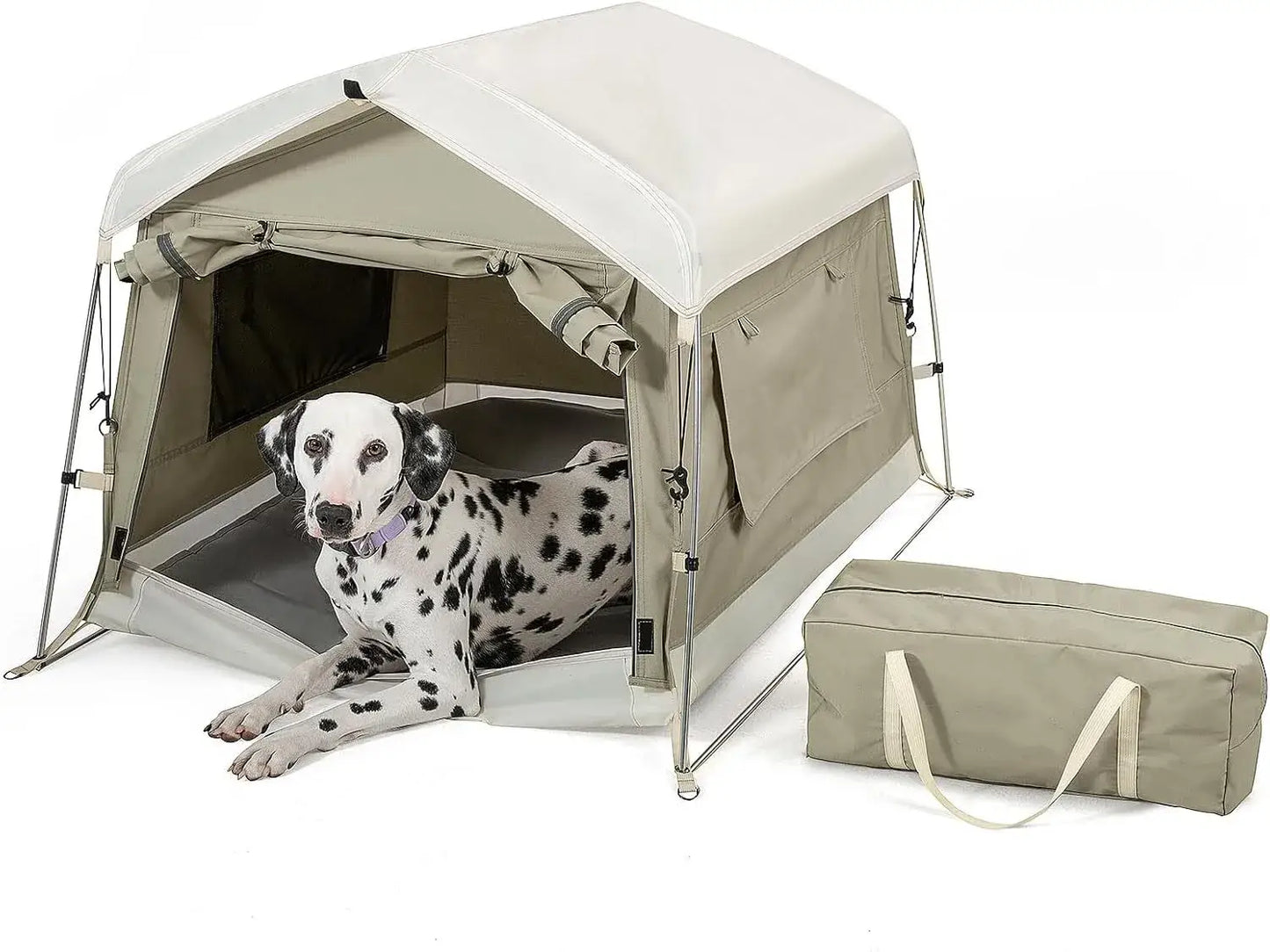 Dog Tent Cat Tent with Aluminum Poles and Camping Pad