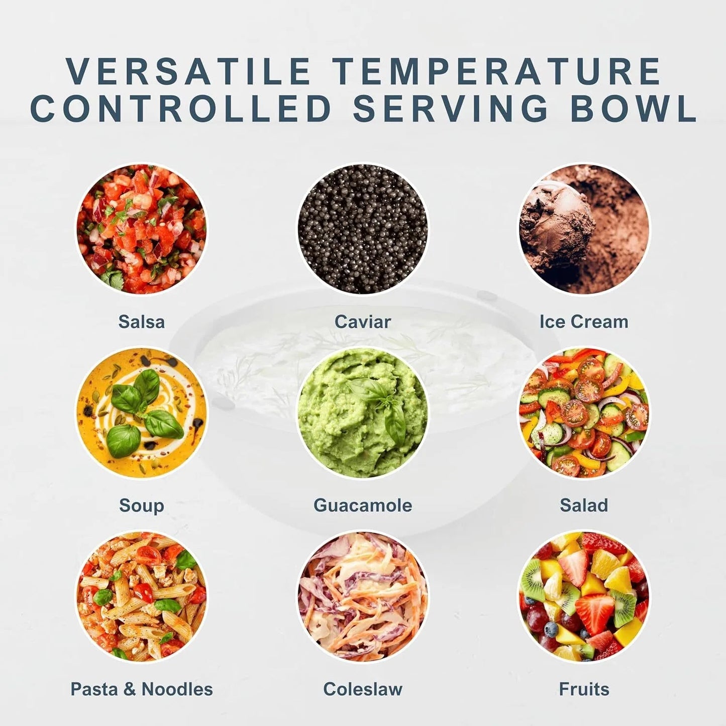 Stainless Steel Freezer Ice Bowl Neema